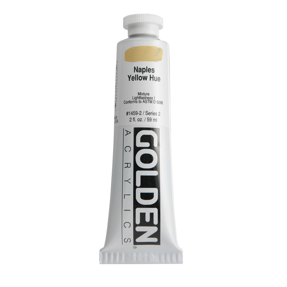 Golden Acrylic 2 oz Naples Yellow Hue