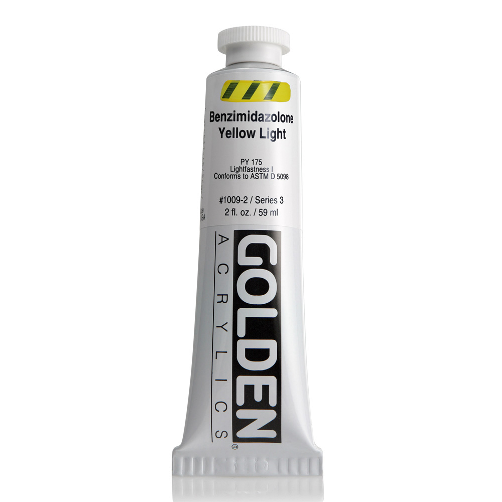 Golden Acrylic 2 oz Benzimidazolone Yellow Lt