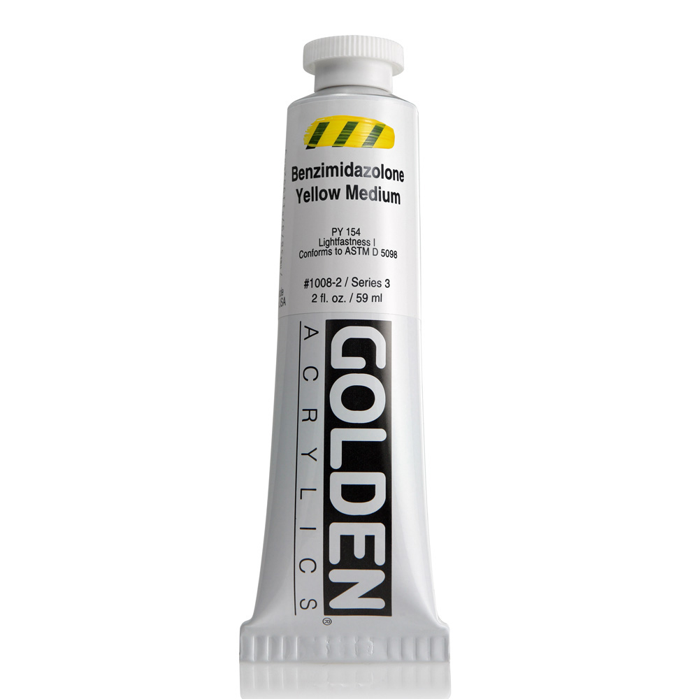 Golden Acrylic 2 oz Benzimidazolone Yellow Md