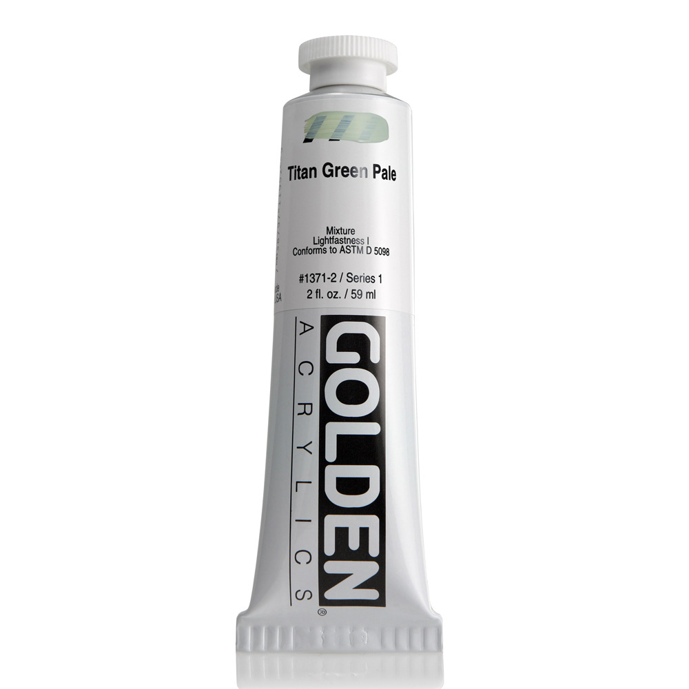 Golden Acrylic 2 oz Titan Green Pale