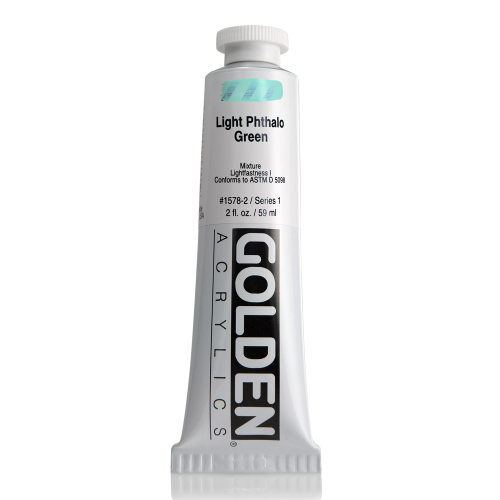 Golden Acrylic 2 oz Light Phthalo Green