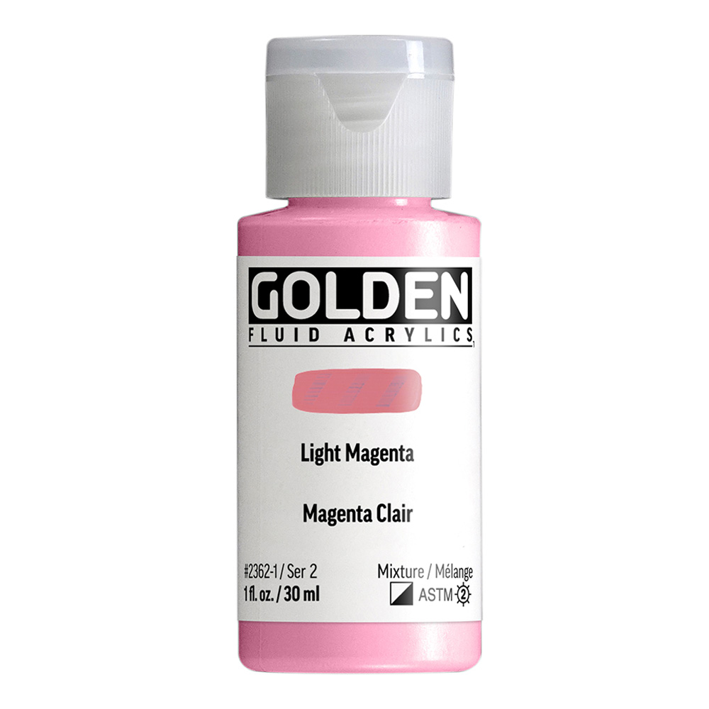 Golden Fluid Acrylic 1 oz Light Magenta