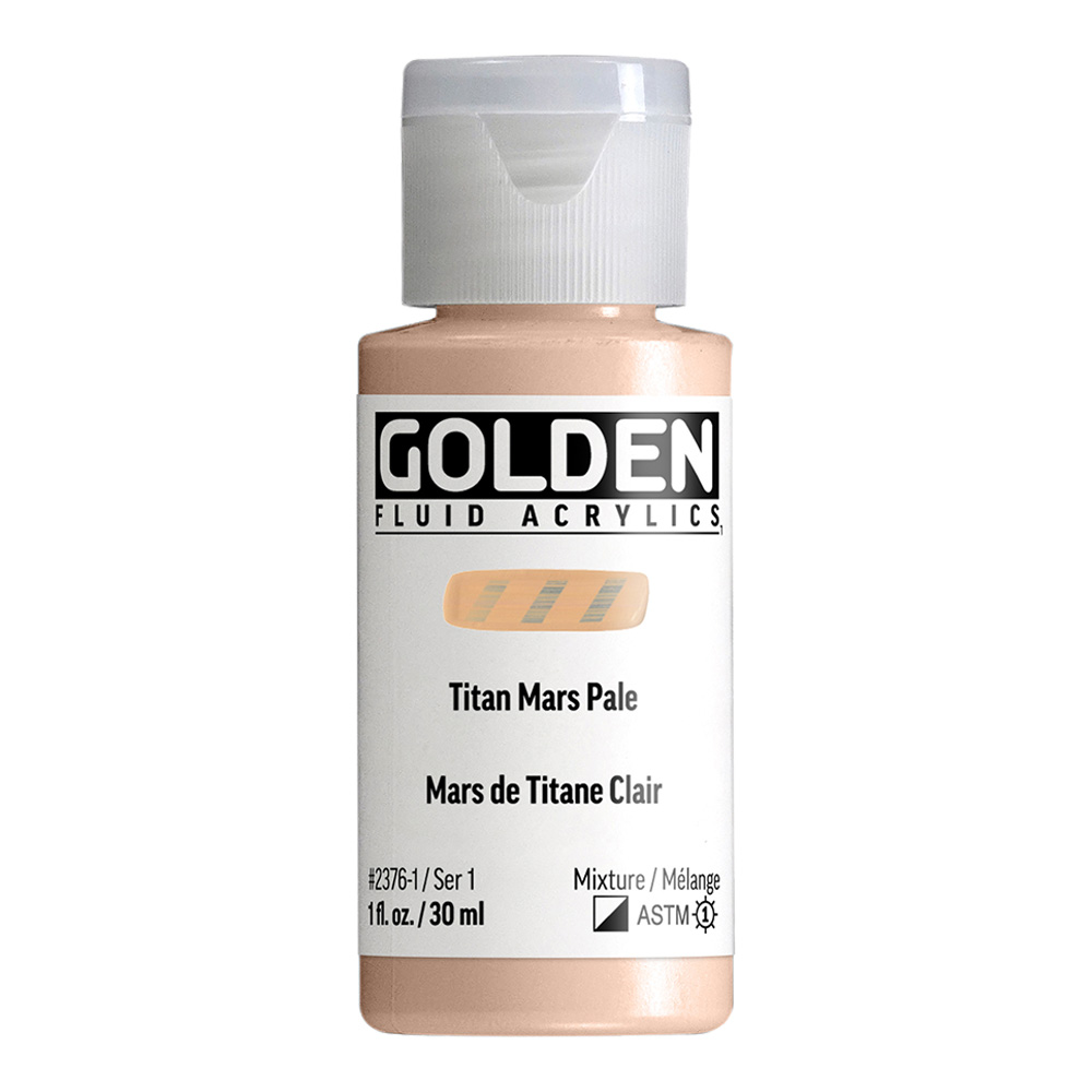 Golden Fluid Acrylic 1 oz Titan Mars Pale
