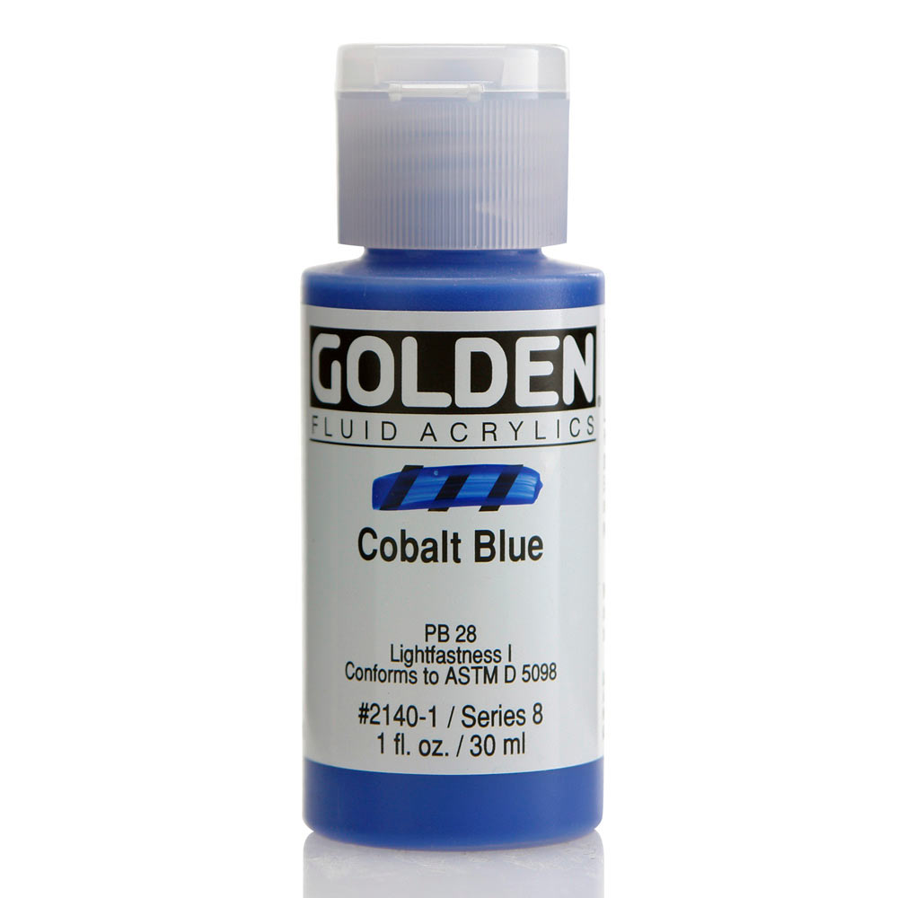Golden Fluid Acrylic 1 oz Cobalt Blue