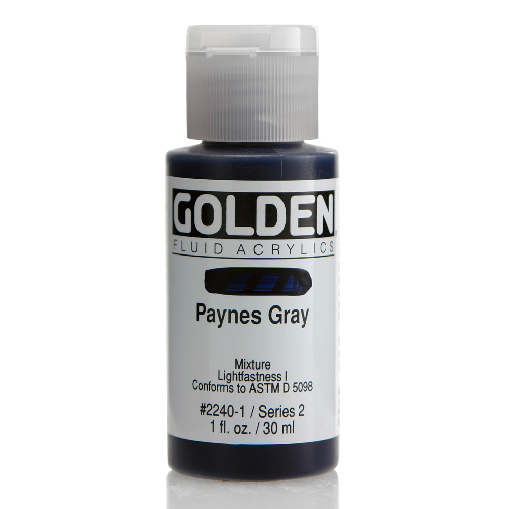 Golden Fluid Acrylic 1 oz Payne's Gray