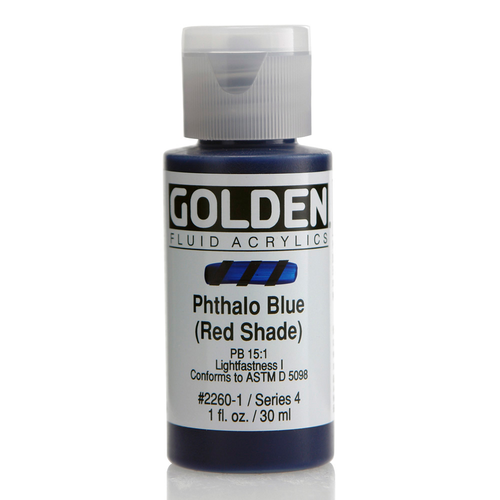 Golden Fluid Acrylic 1 oz Phthalo Blue RS