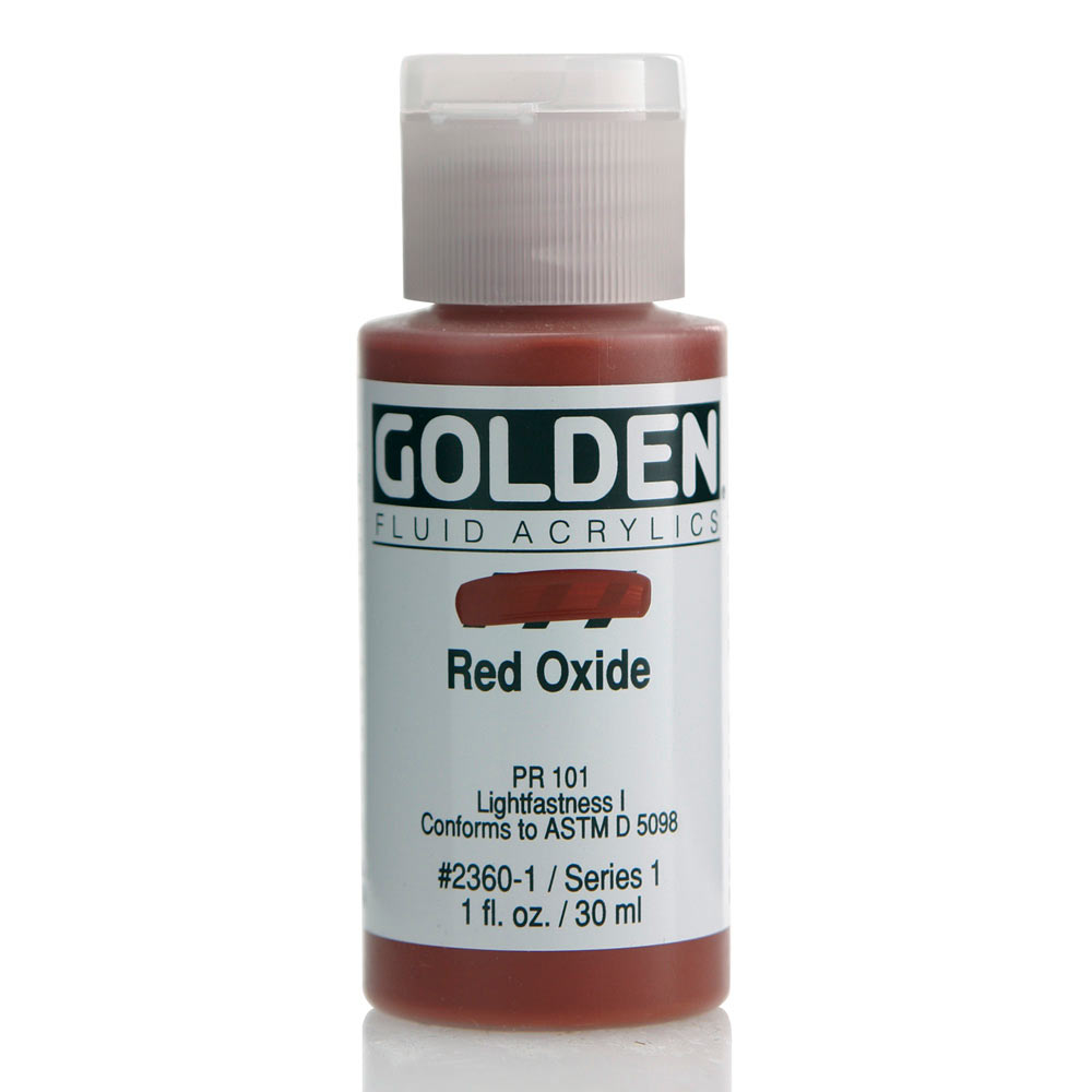 Golden Fluid Acrylic 1 oz Red Oxide