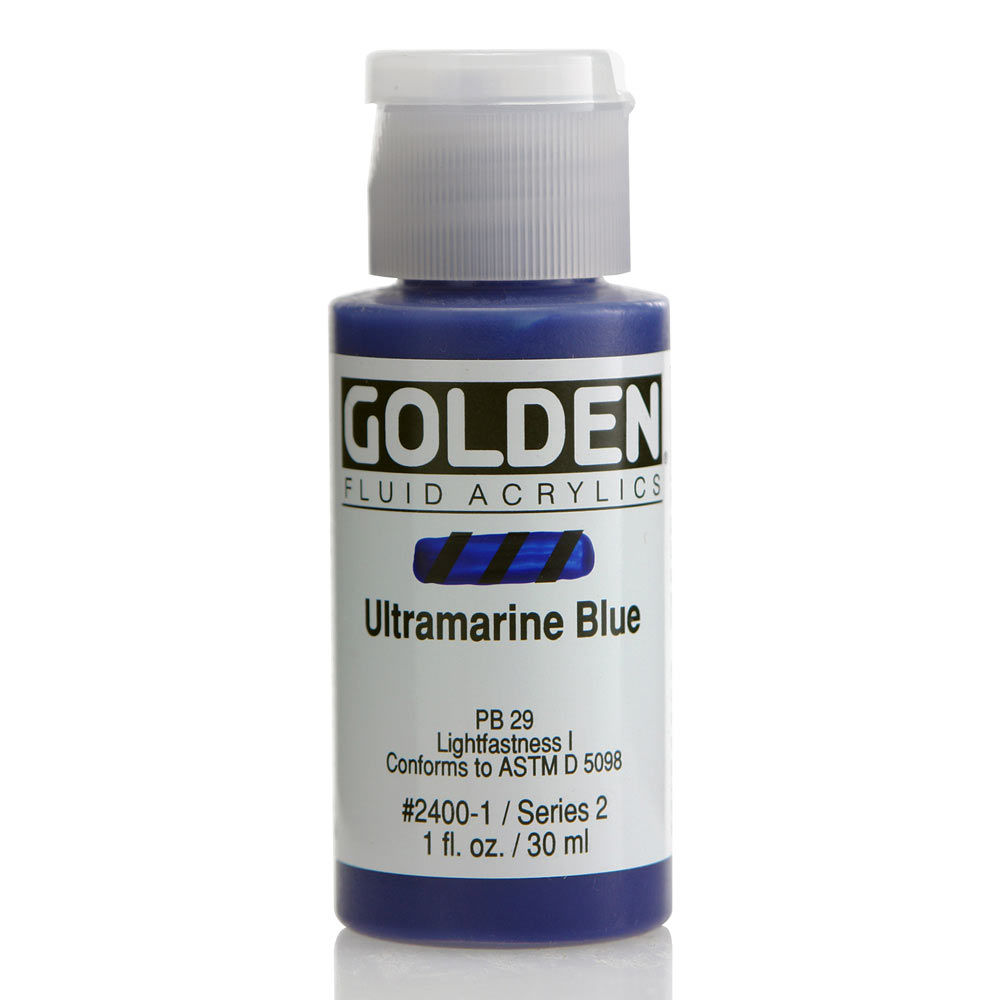 Golden Fluid Acrylic 1 oz Ultramarine Blue