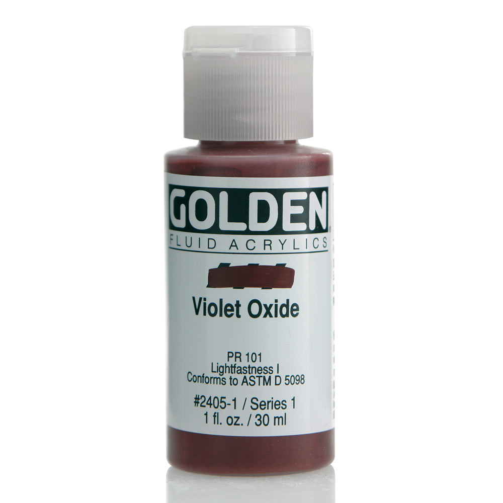 Golden Fluid Acrylic 1 oz Violet Oxide