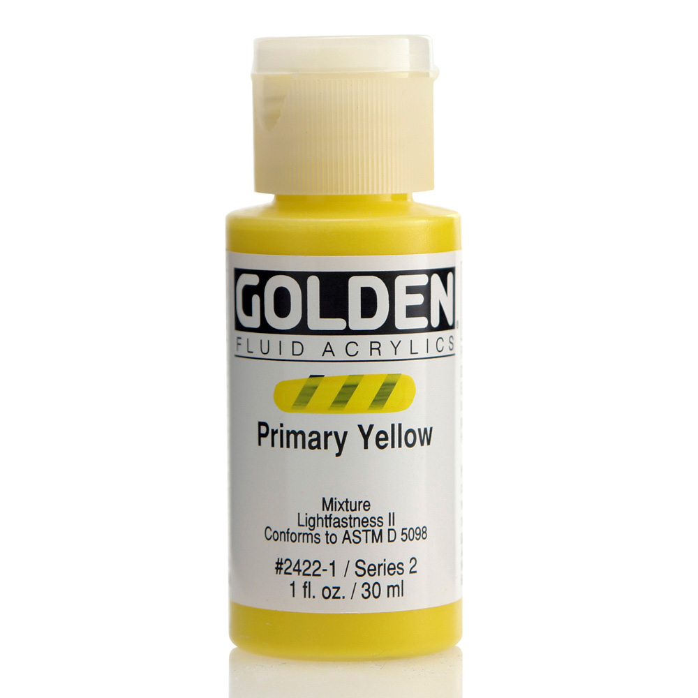 Golden Fluid Acrylic 1 oz Primary Yellow