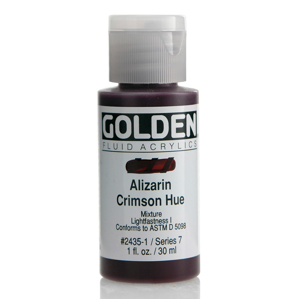 Golden Fluid Acrylic 1 oz Alizar Crimson Hue