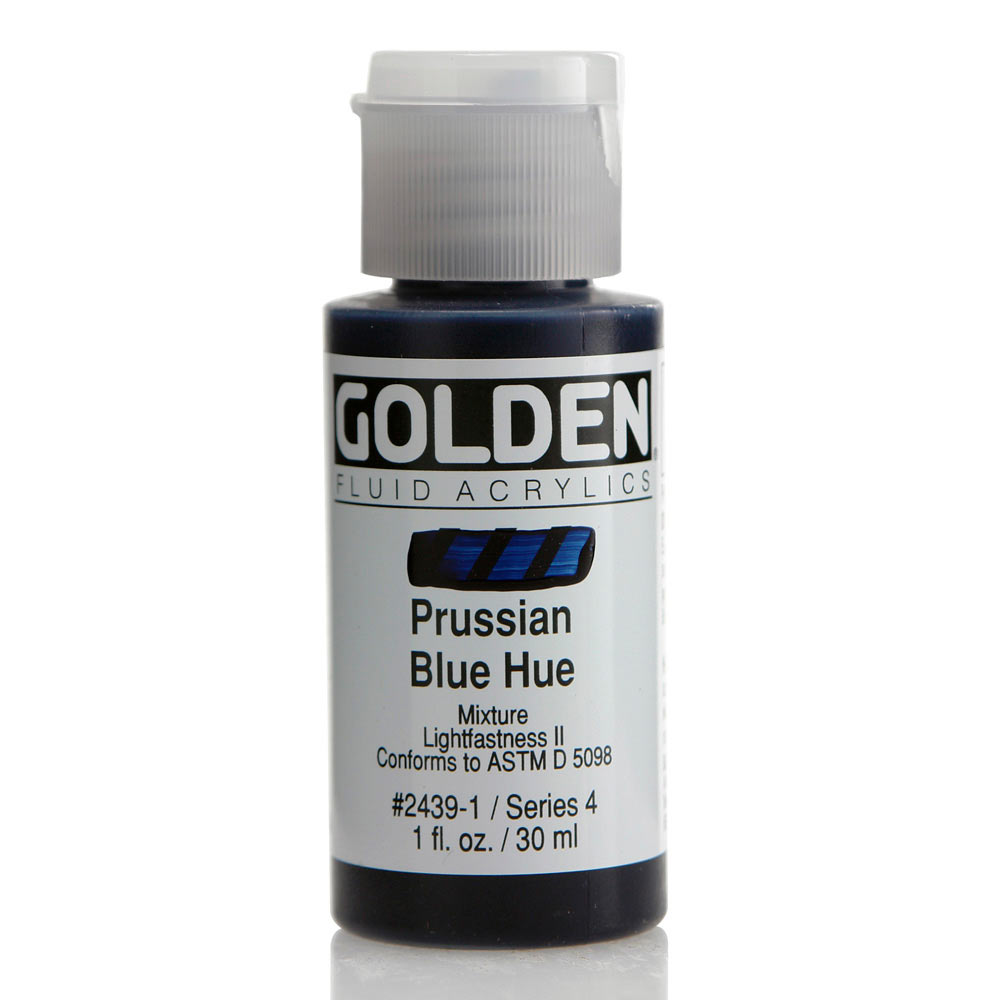 Golden Fluid Acrylic 1 oz Prussian Blue Hue