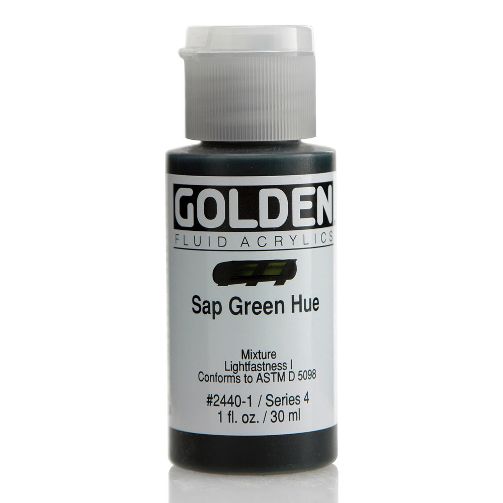 Golden Fluid Acrylic 1 oz Sap Green Hue