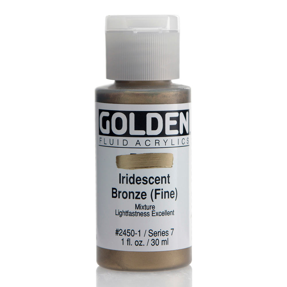 Golden Fluid Acrylic 1 oz Iridescent Bronze