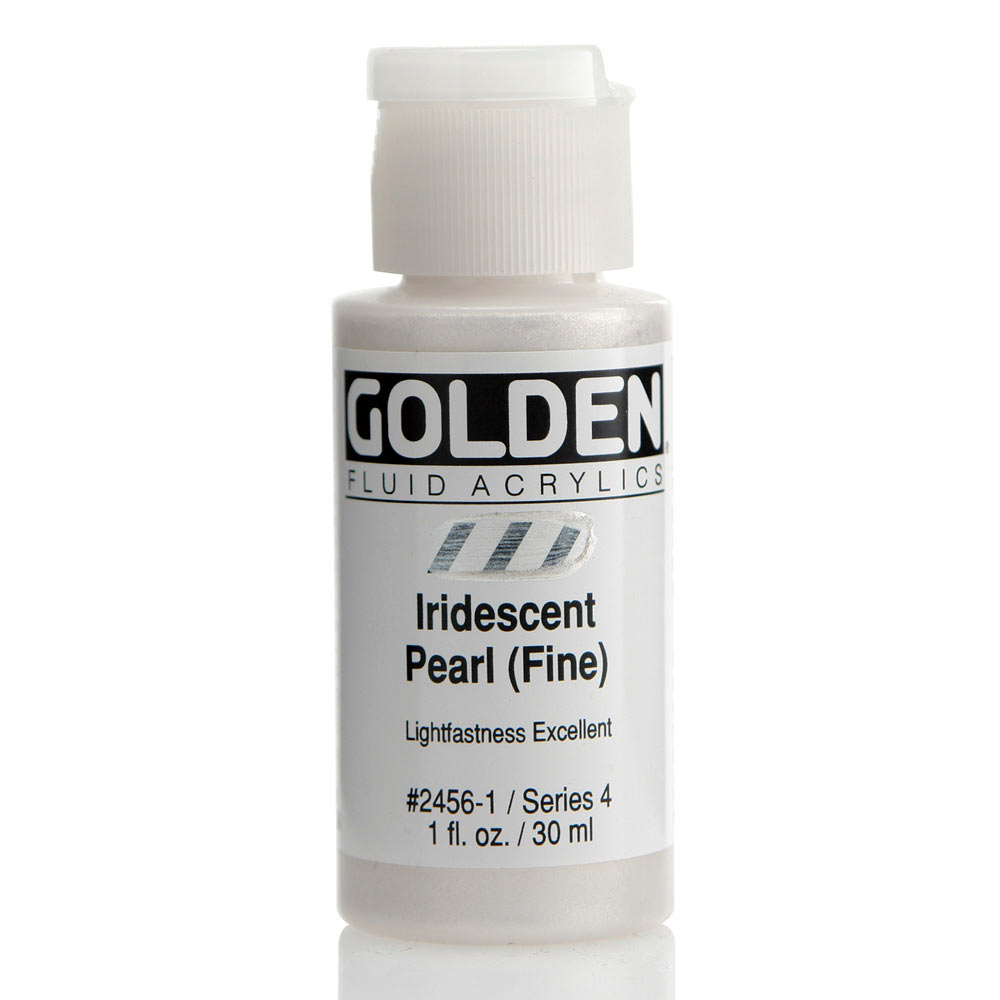 Golden Fluid Acrylic 1 Oz Iridescent Pearl - Picture 1 of 1