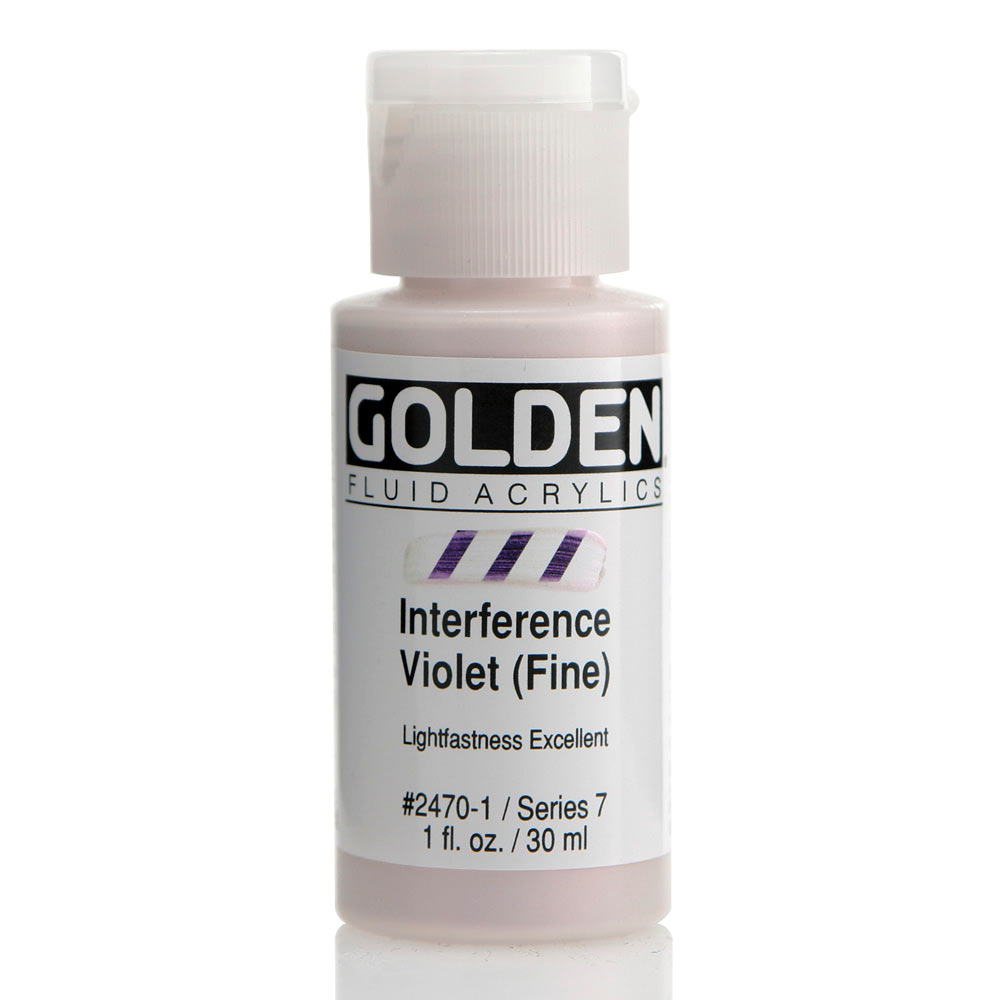 Golden Fluid Acrylic 1 oz Interf Violet Fine