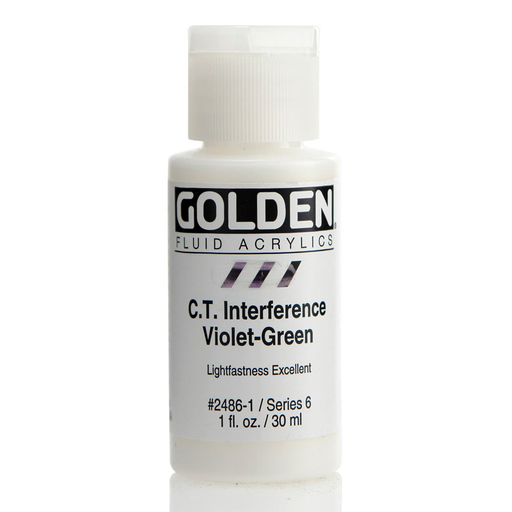 Golden Fluid Acrylic 1 oz Interf Violet-Green