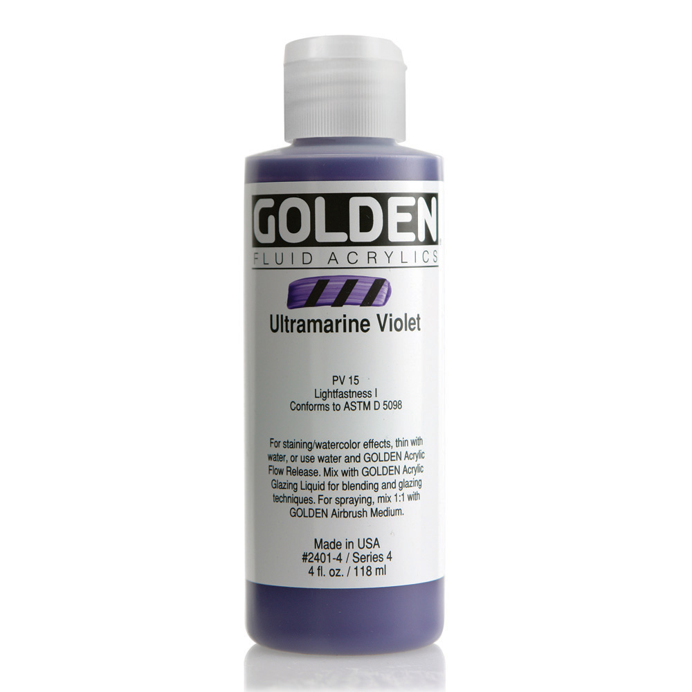 Golden Fluid Acrylic 4 oz Ultra Violet
