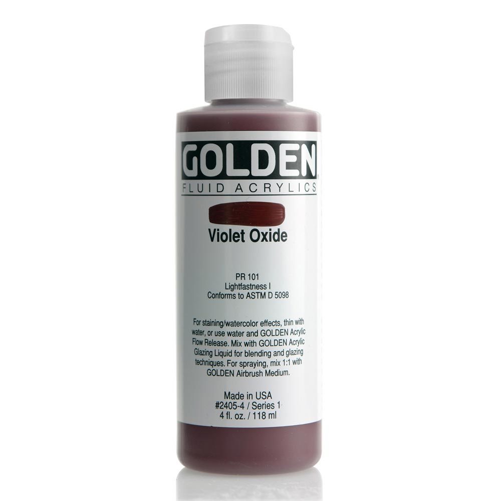 Golden Fluid Acrylic 4 oz Violet Oxide