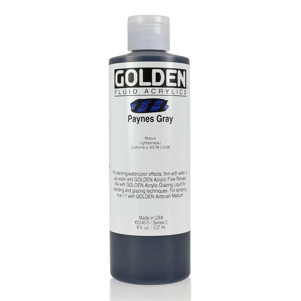 Golden Fluid Acrylic 8 oz Payne's Gray