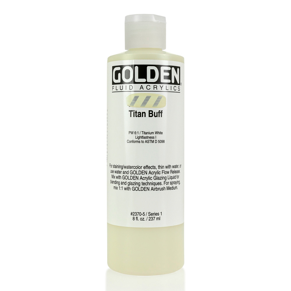 Golden Fluid Acrylic 8 oz Titan Buff