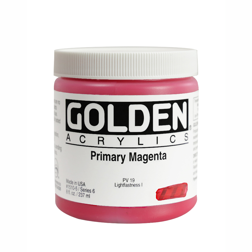 Golden Acrylic 8 oz Primary Magenta