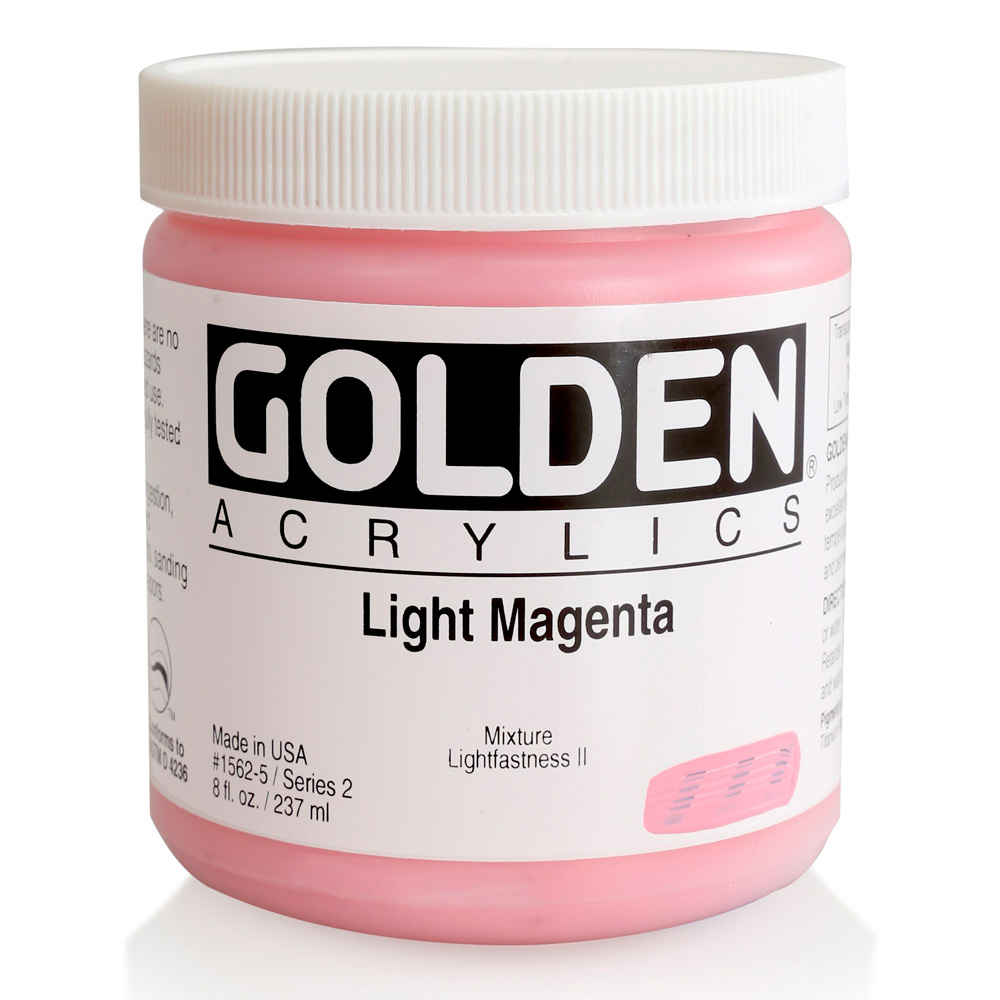 Golden Acrylic 8 oz Light Magenta