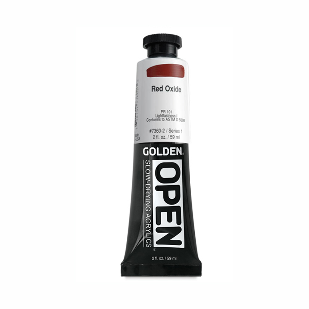 Golden Open Acryl 2 oz Red Oxide