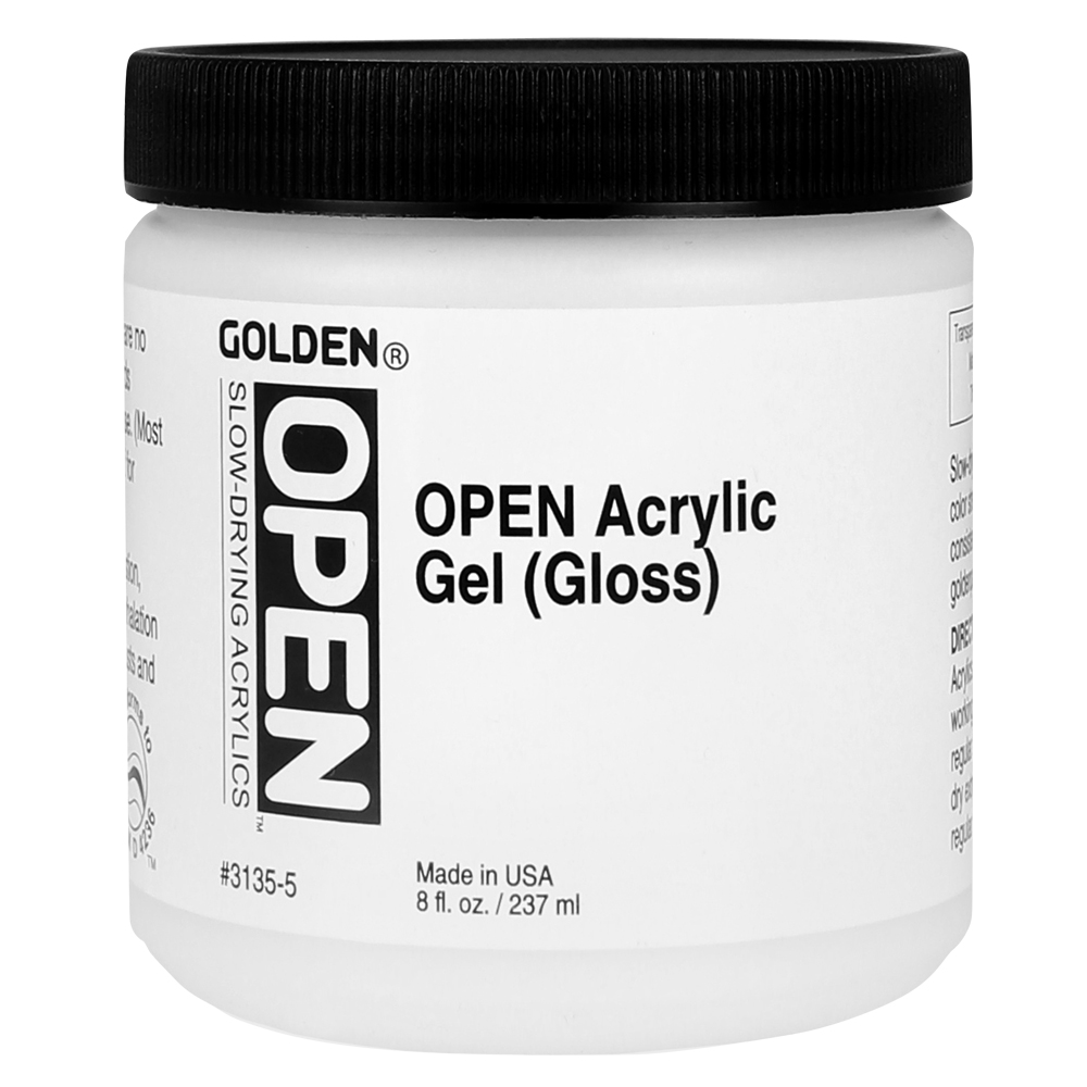 Golden Open Acrylic Gel 8 oz Gloss