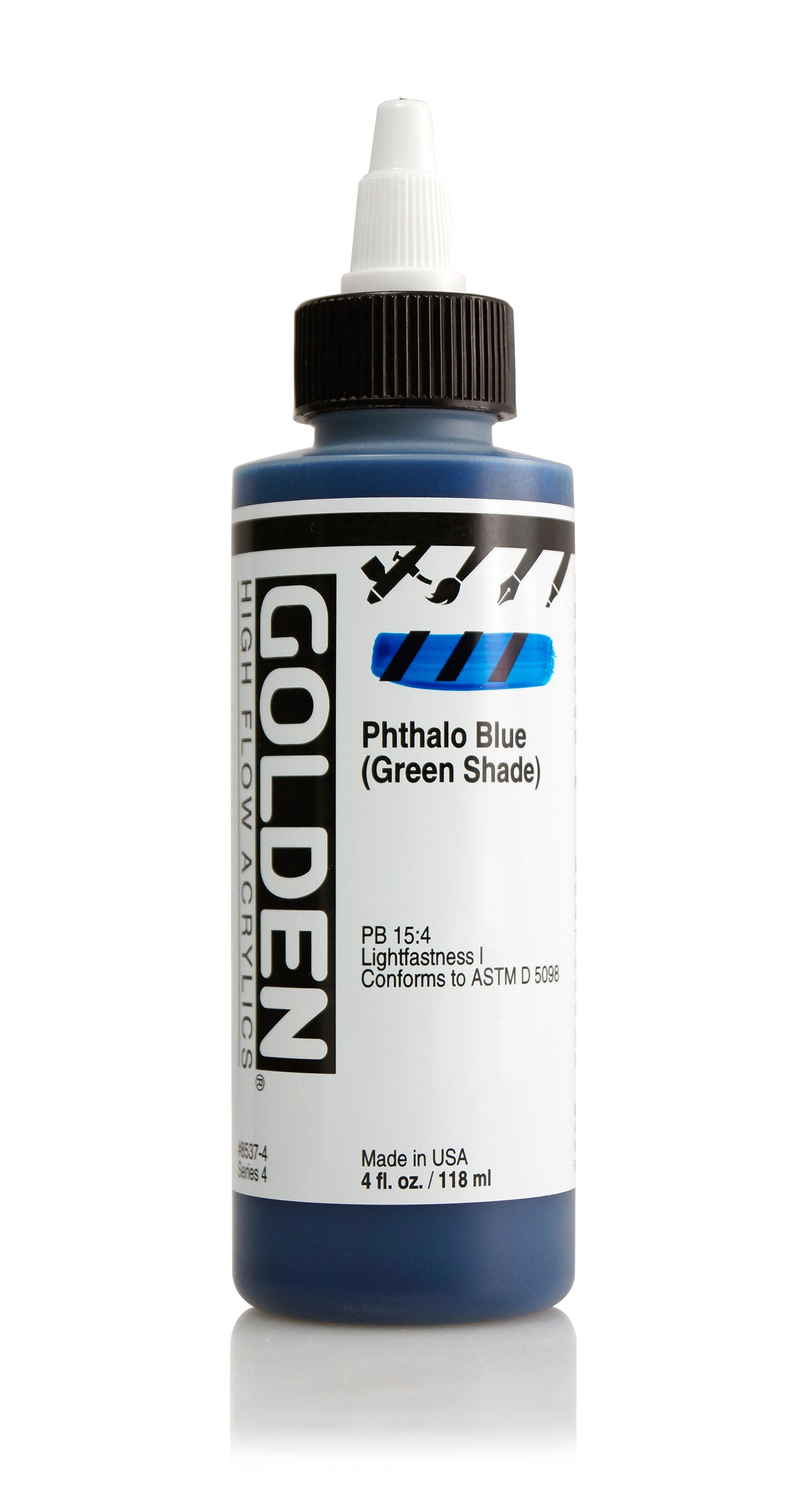 Golden High Flow 4 oz Phthalo Blue GS
