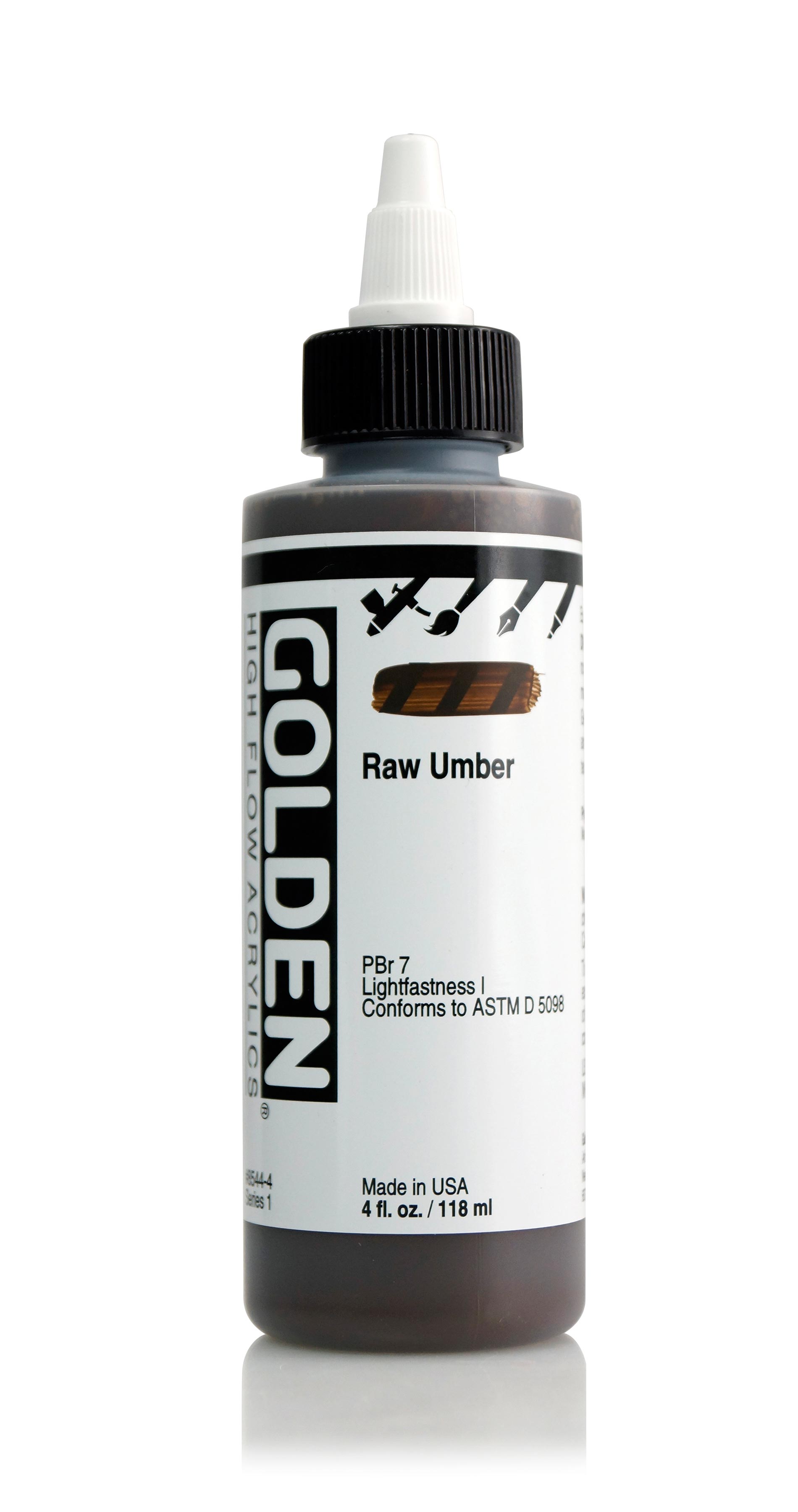 Golden High Flow 4 oz Raw Umber