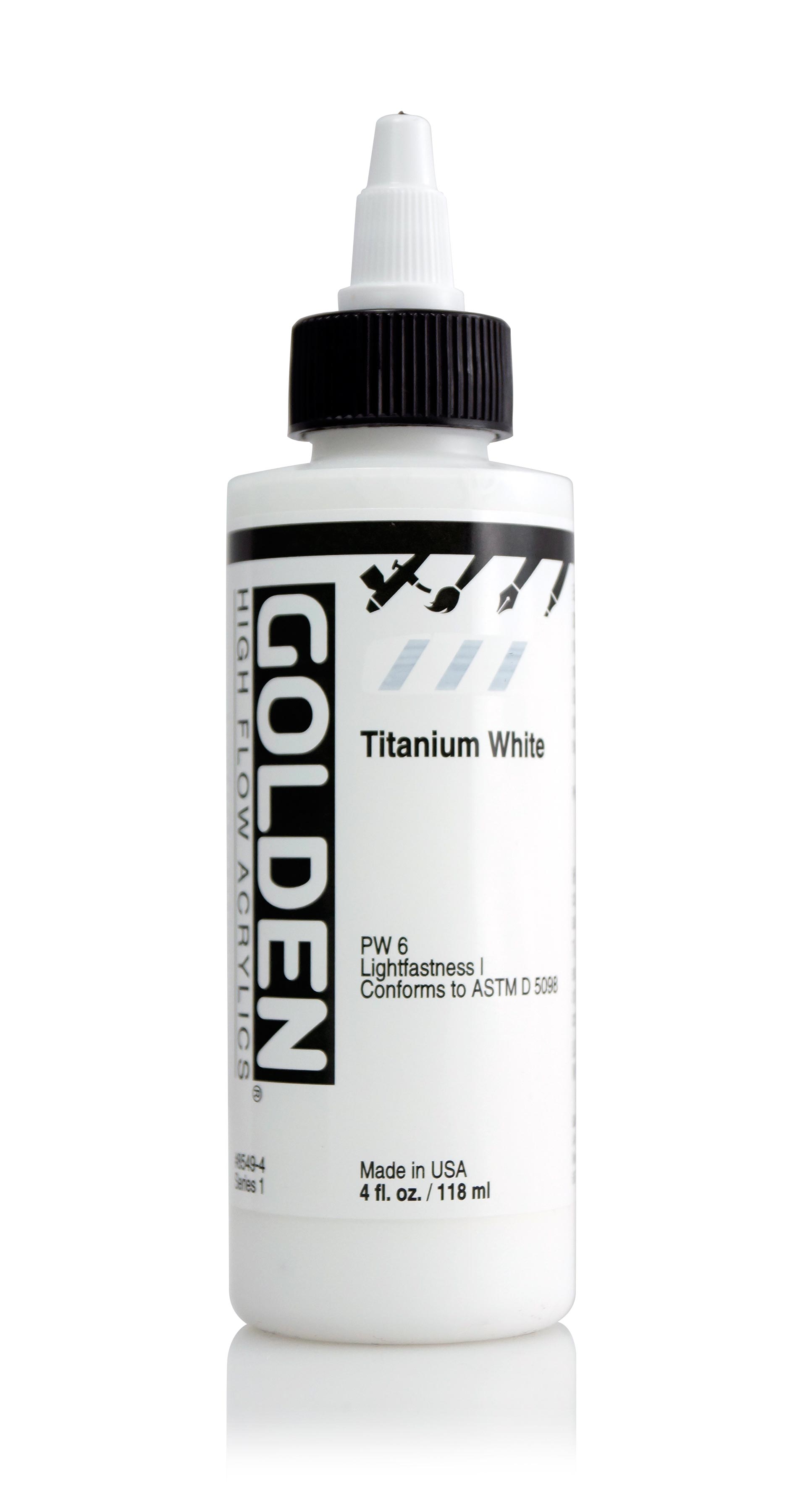 Golden High Flow 4 oz Titanium White