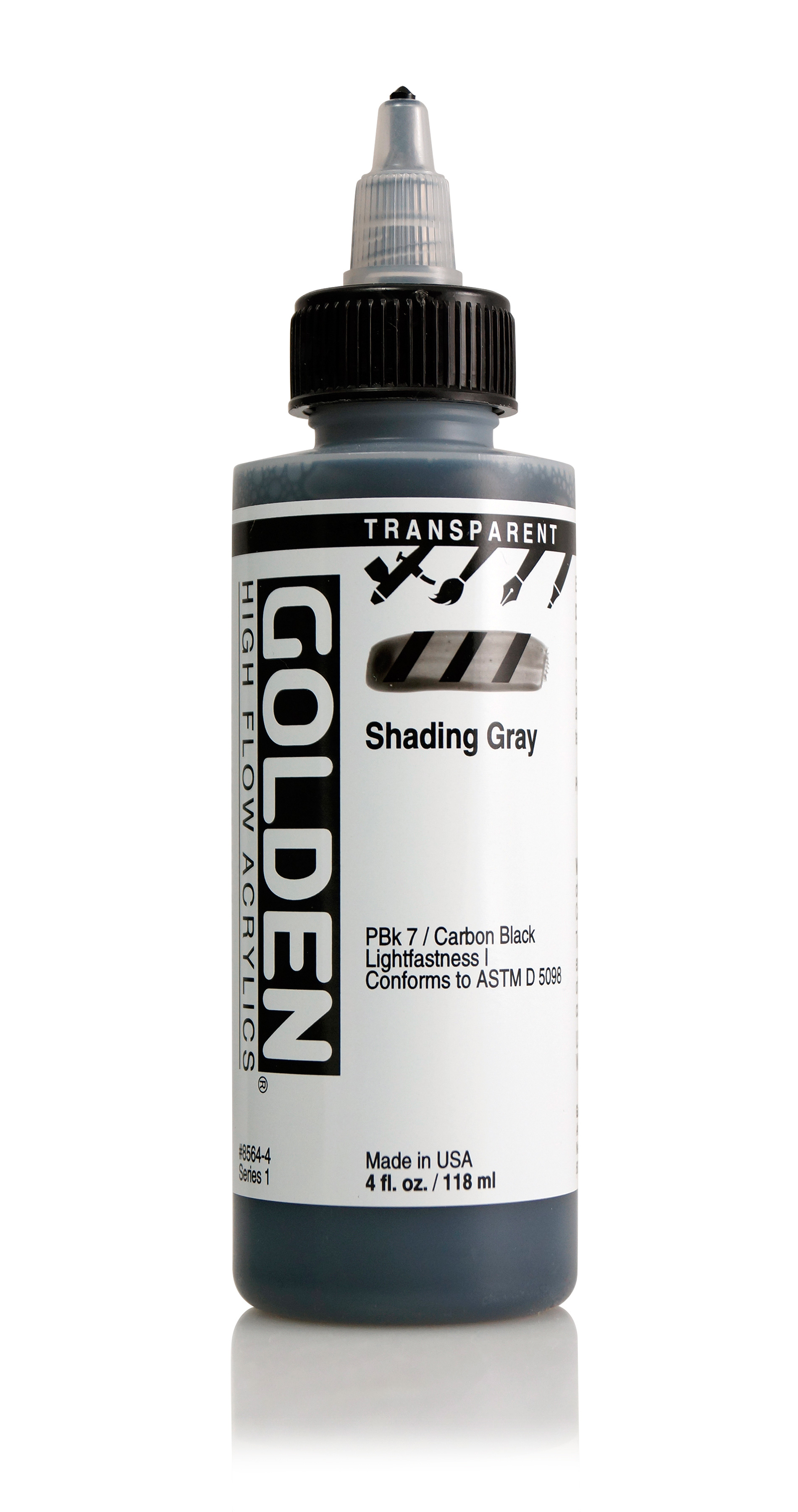 Golden High Flow 4 oz Transp Shading Gray