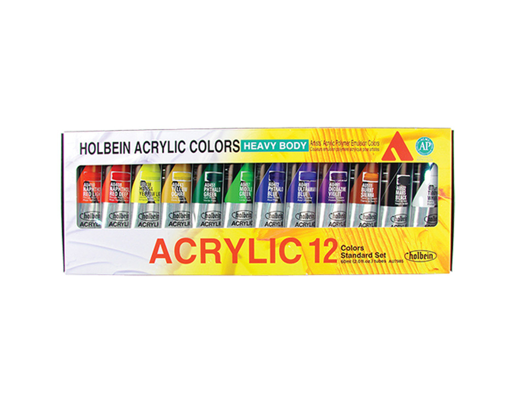 Holbein HB Artist Acrylic Basic Set/12 60 ml