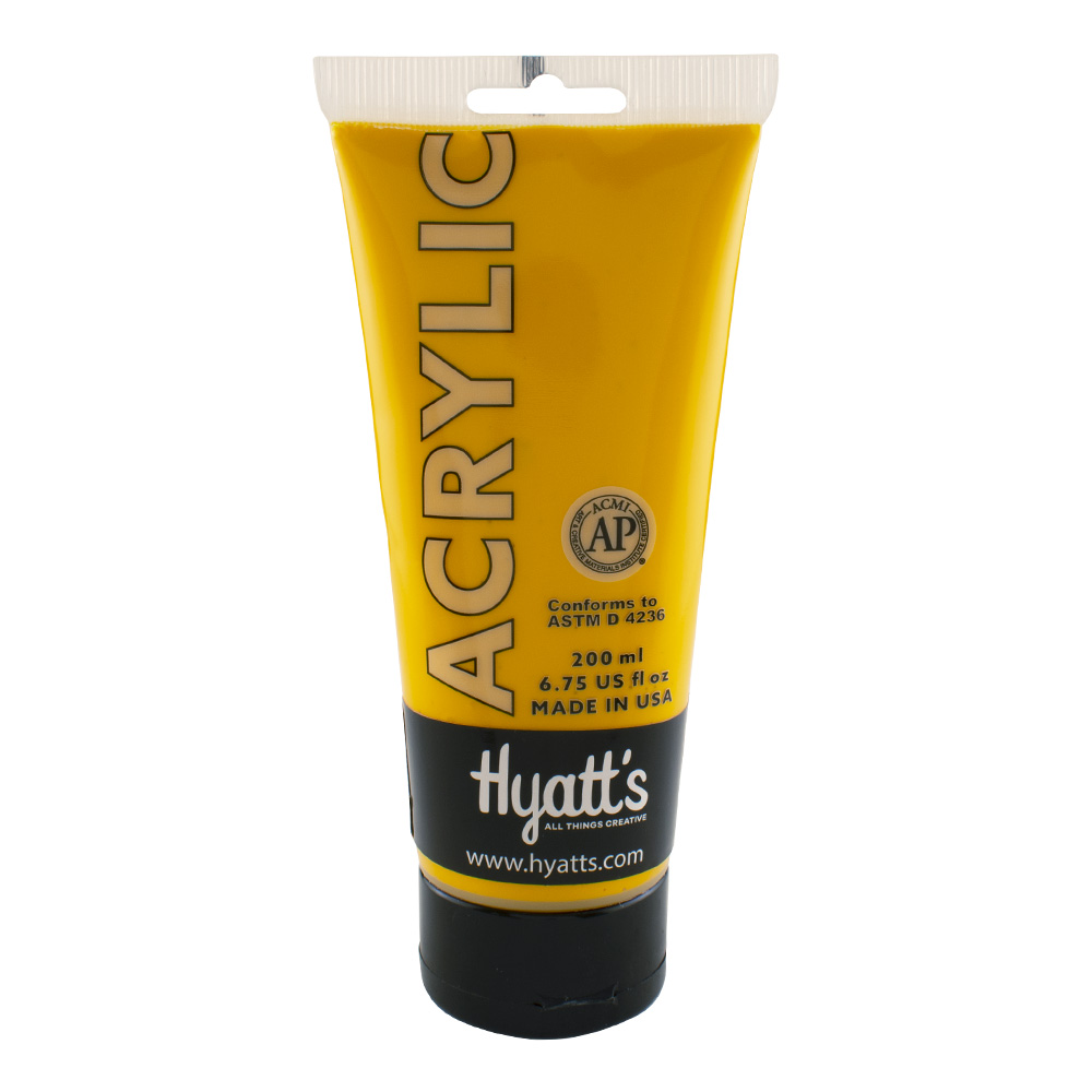 Hyatt's Acrylic 200 ml Cad Yellow Deep