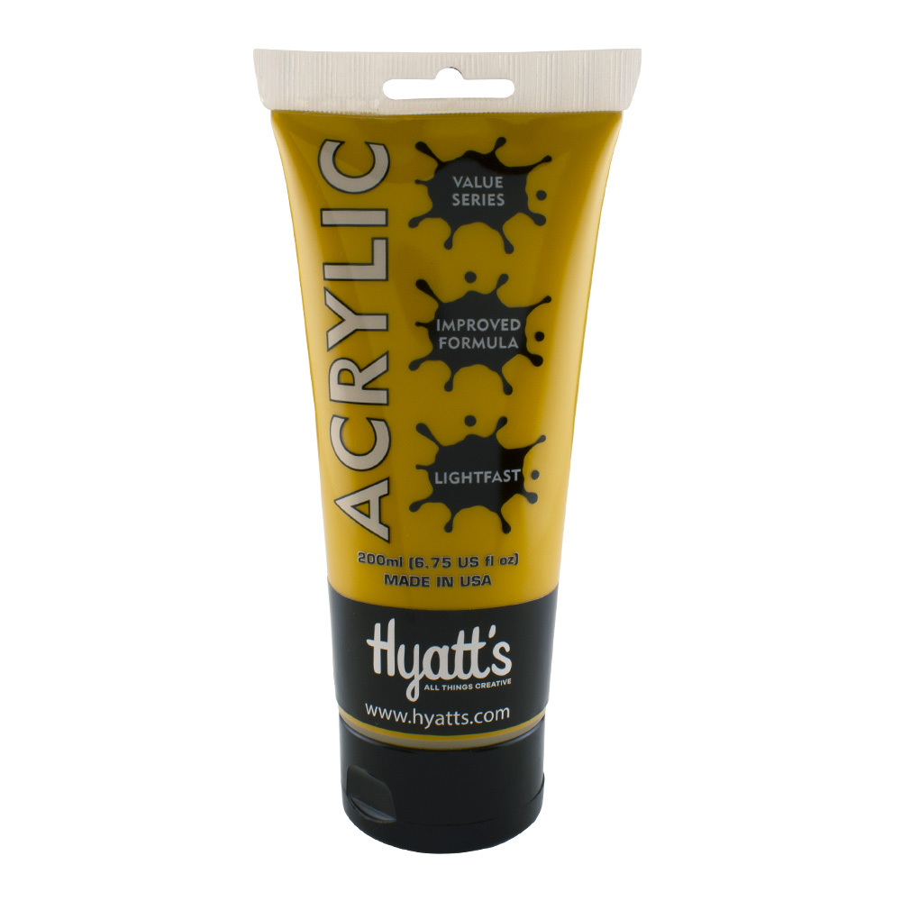 Hyatt's Acrylic 200 ml Yellow Oxide