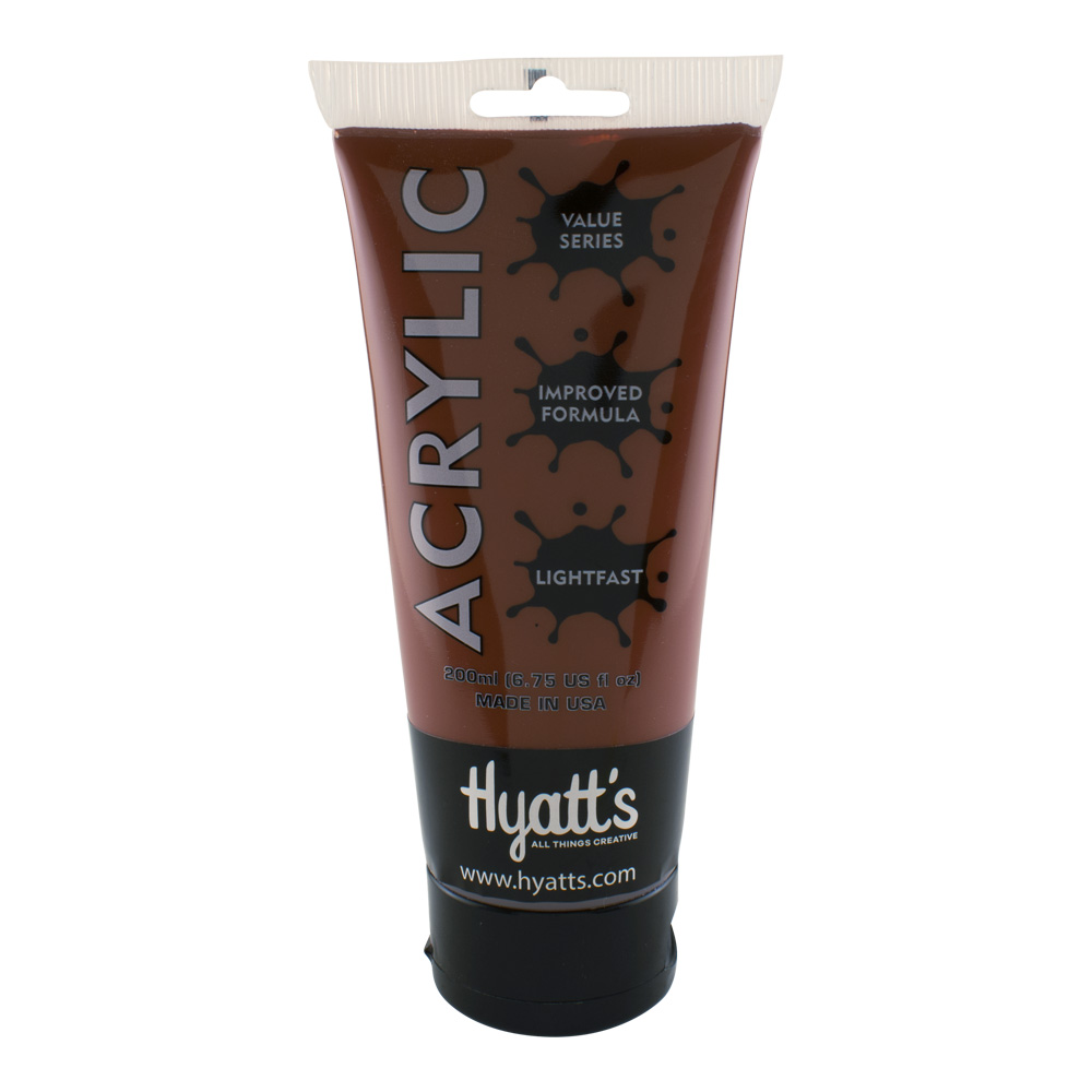 Hyatt's Acrylic 200 ml Burnt Sienna