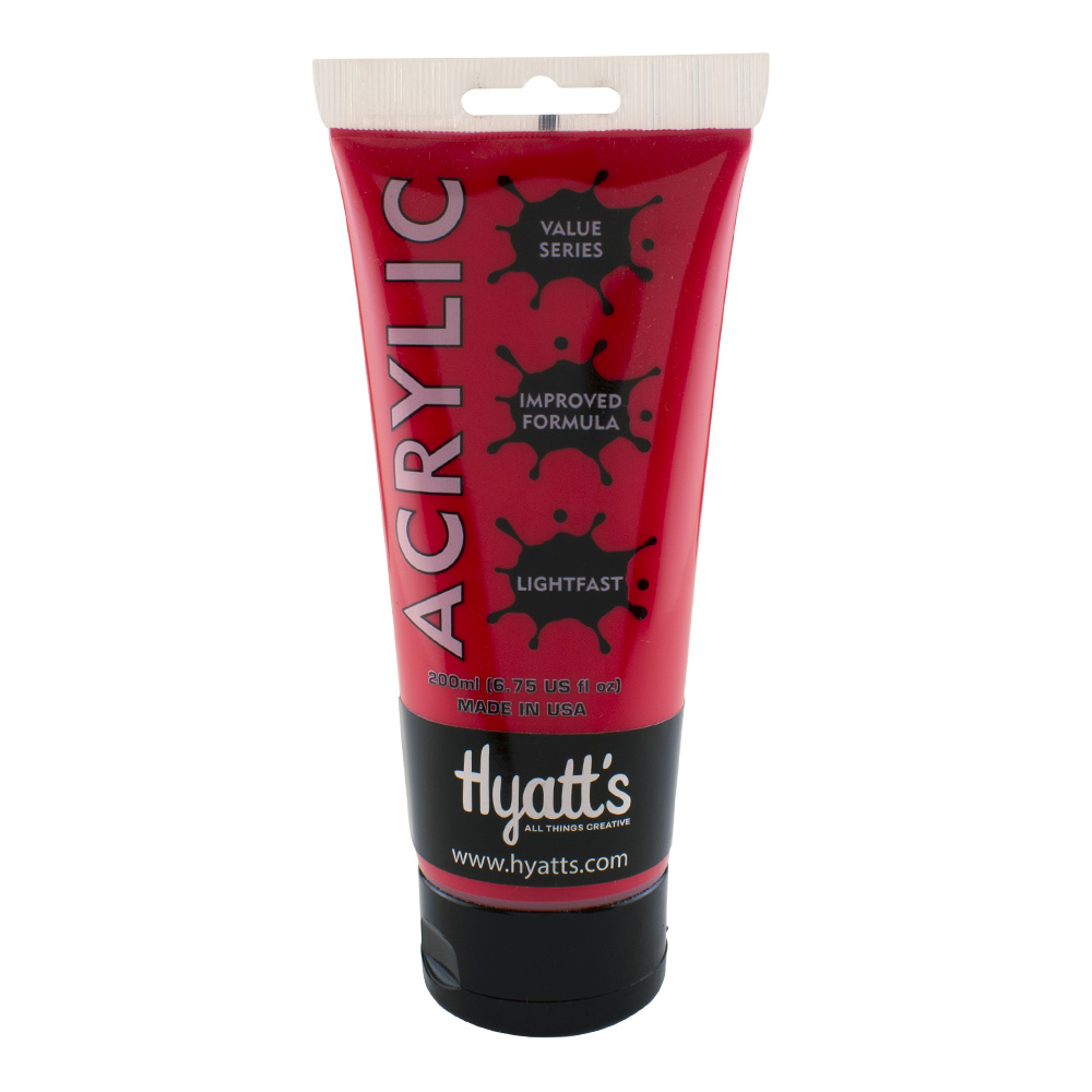 Hyatt's Acrylic 200 ml Primary Red