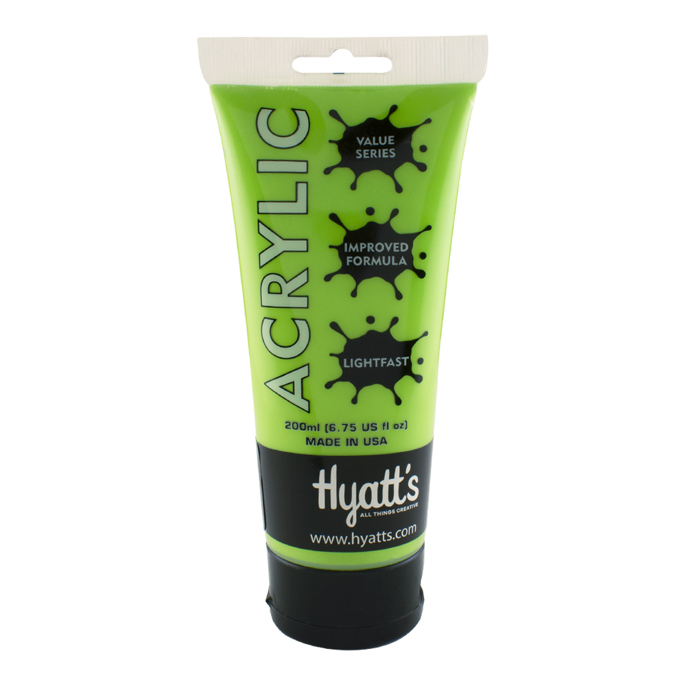 Hyatt's Acrylic 200 ml Bright Yellow Green