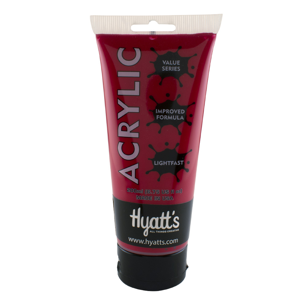 Hyatt's Acrylic 200 ml Cadmium Red Deep