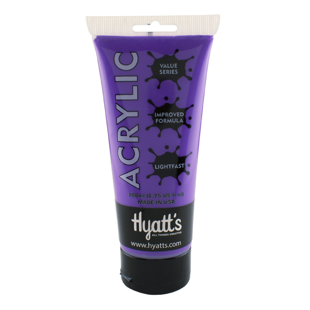 Hyatt's Acrylic 200 ml Neon Violet