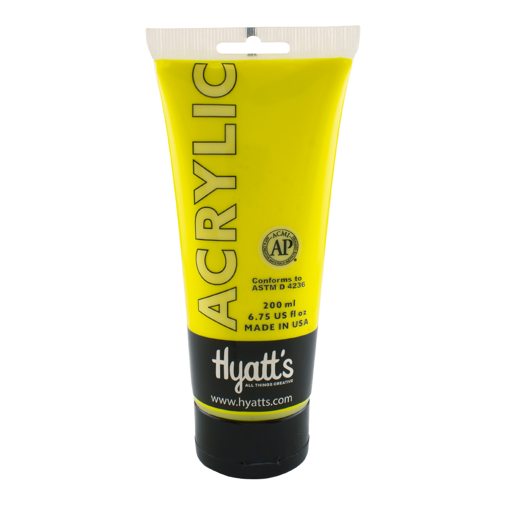 Hyatt's Acrylic 200 ml Neon Yellow