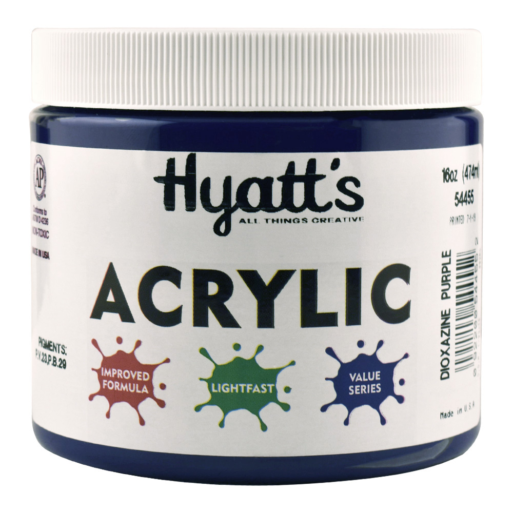 Hyatt's Acrylic 16 oz Dioxazine Purple