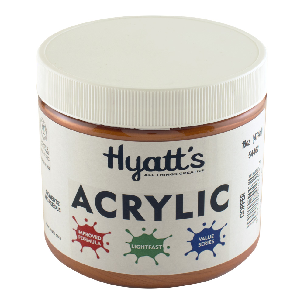 Hyatt's Acrylic 16 oz Copper