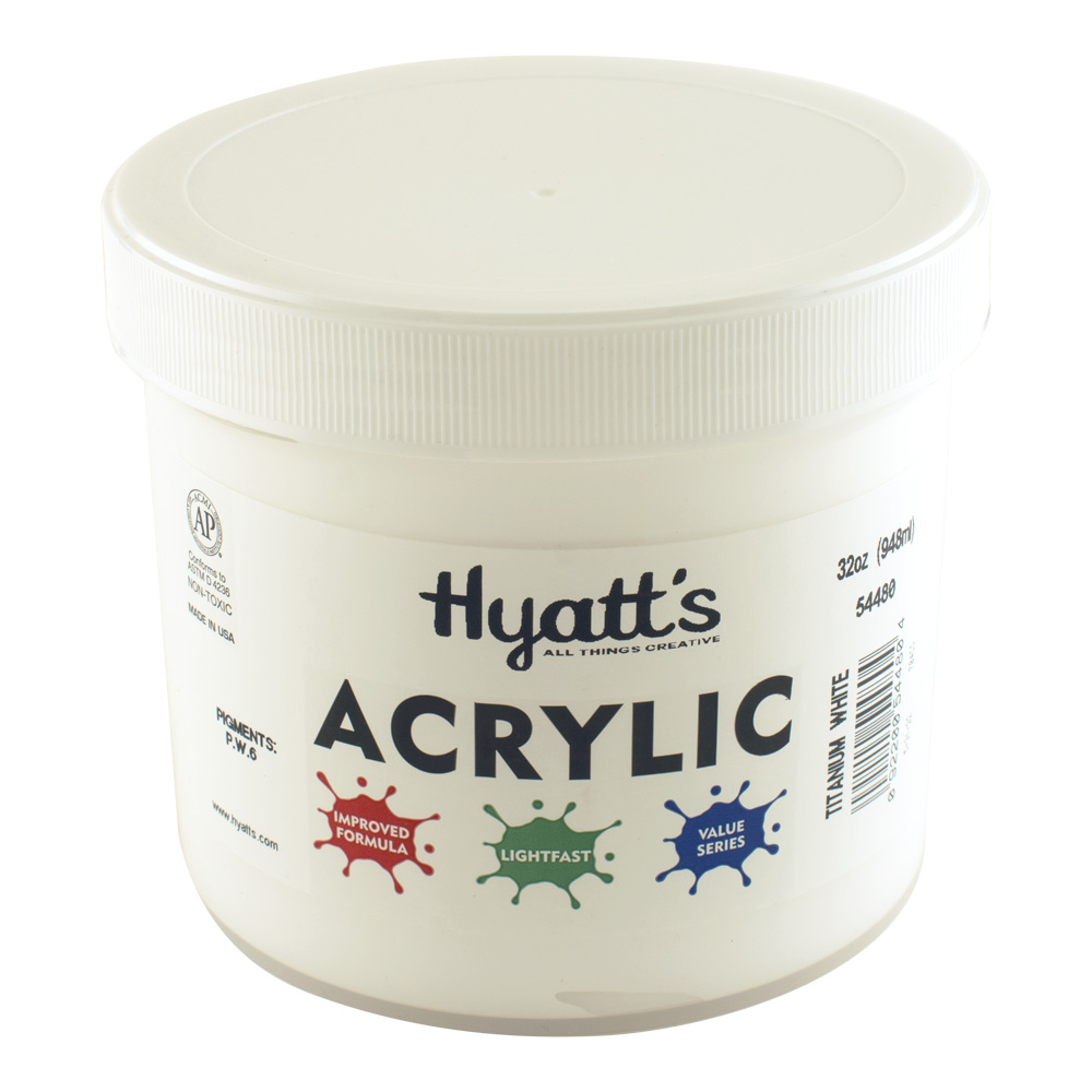 Hyatt's Acrylic 32 oz Titanium White