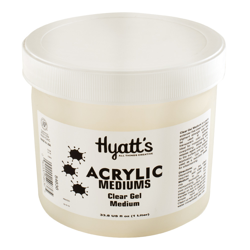 Hyatt's Acrylic 32 oz Clear Gel Medium