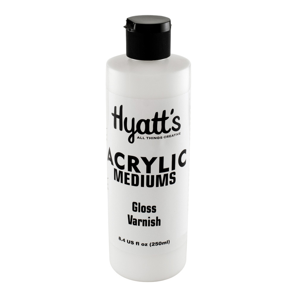 Hyatt's Acrylic 8 oz Gloss Varnish