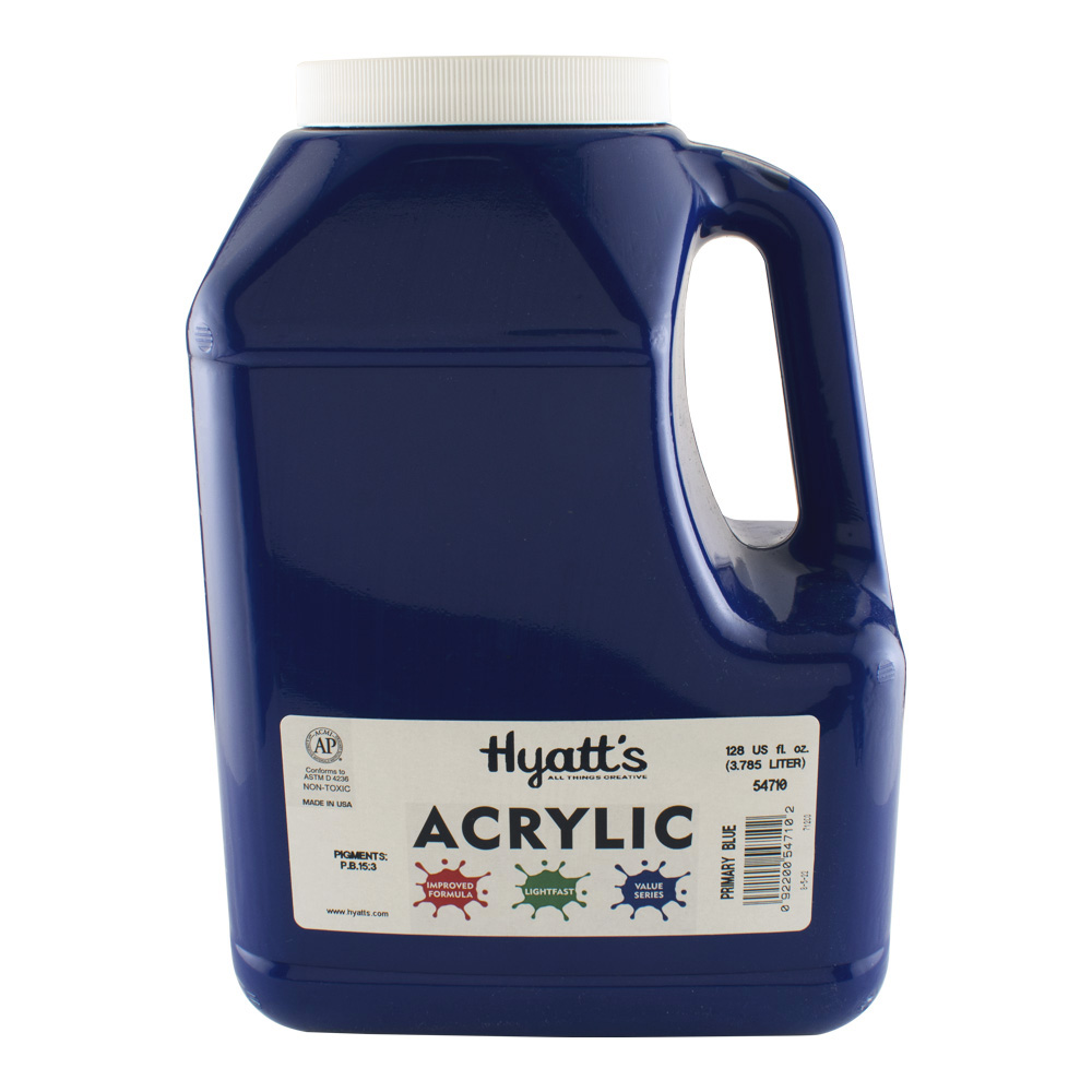 Hyatt's Acrylic Gallon Primary Blue