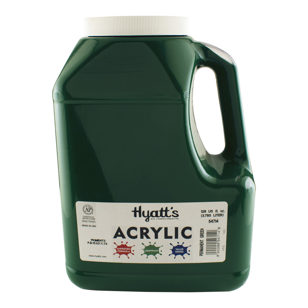 Hyatt's Acrylic Gallon Permanent Green