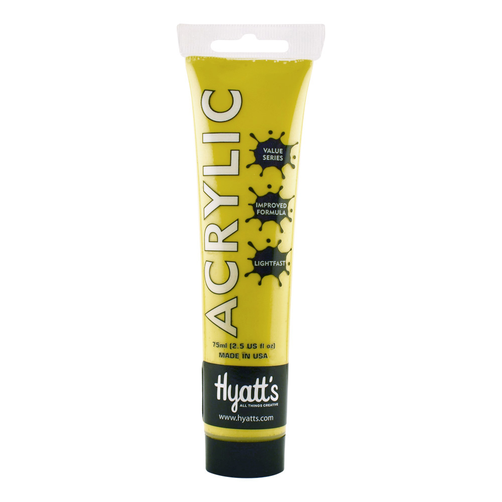 Hyatt's Acrylic 75 ml Cad Yellow Lt Hue